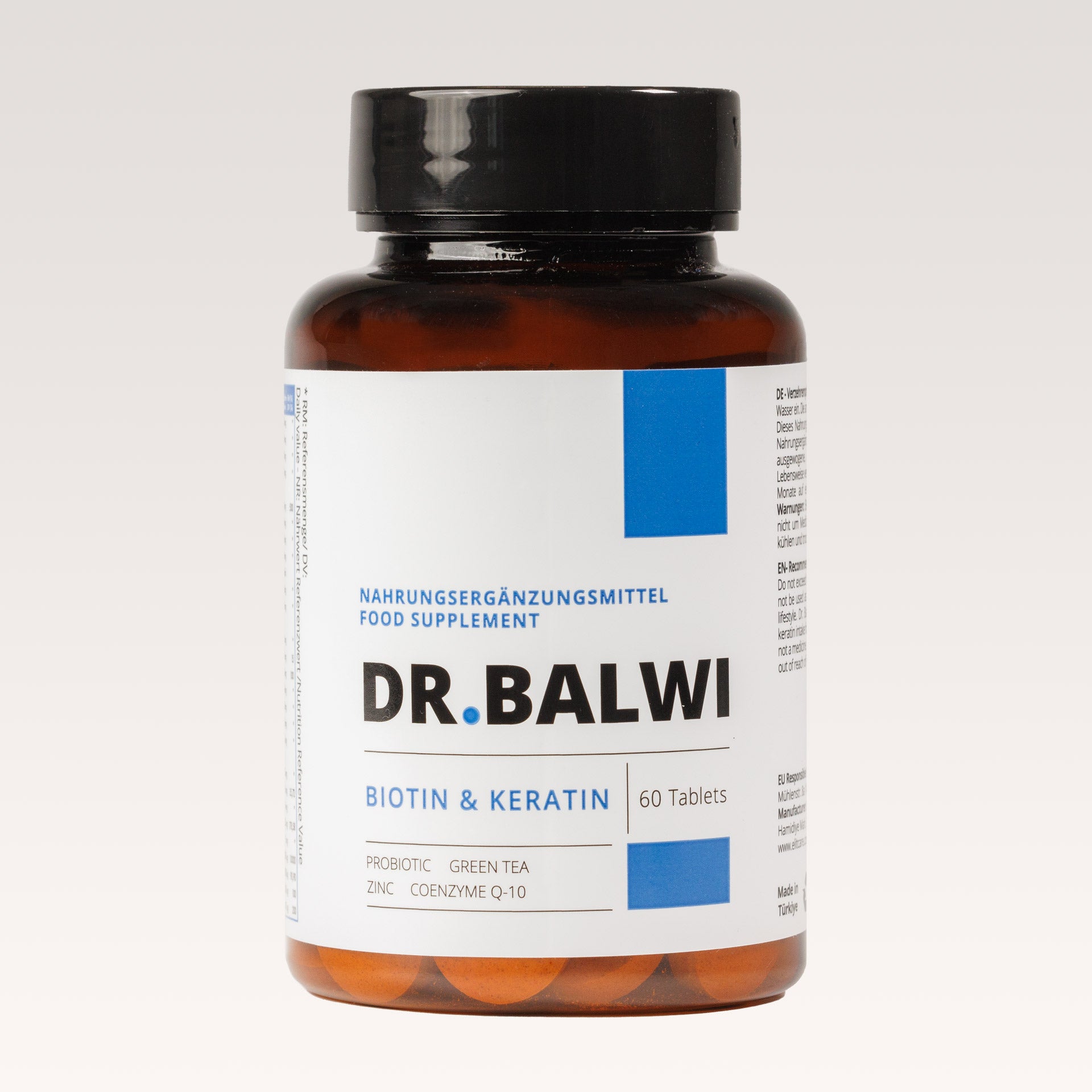 Compresse di biotina e cheratina del Dr. Balwi