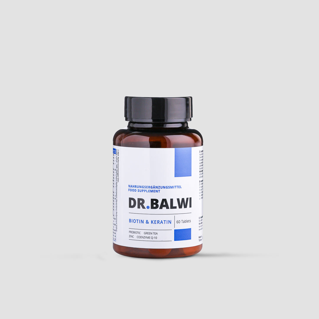 Compresse di biotina e cheratina del Dr. Balwi