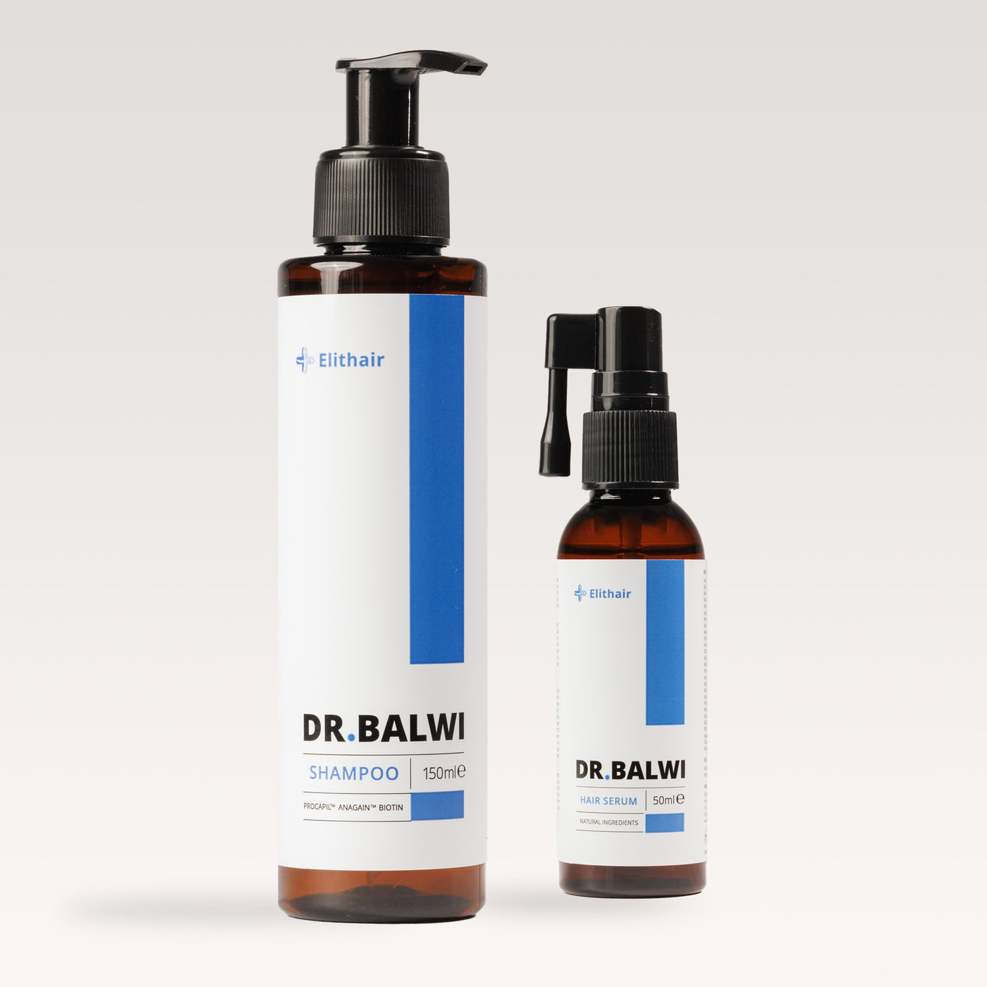 Kit shampoo e siero del Dr. Balwi