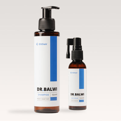 Kit shampoo e siero del Dr. Balwi
